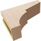 Ekena Millwork 3"W x 9"D x 6"H Classic Monterey Rough Cedar Woodgrain TimberThane Corbel, Primed Tan CORUR03X09X06MONRCPR - alternate 6